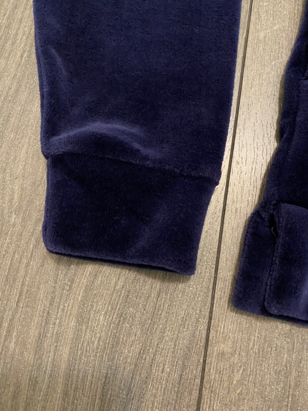 Slazenger Vintage Blue Velour Zip Up Jacket Size M - Picture 4 of 7